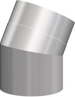 ATEC Bogen PolyClassic +Iron/White 30Grad, DN 110/160, PP, Edelstahl weiß