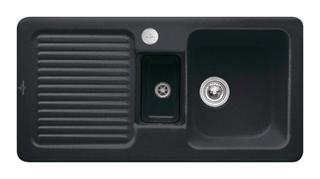 V&B Spüle Condor 60 m Abl.garn, Exzenter, Resteschale, Ebony