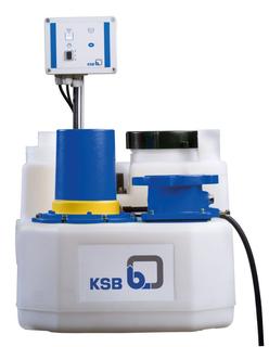 KSB Einz.-Fäkalienhebeanl. mini-Compacta U2.100 D, 100 l, 1,87 kW, 1,5 kW, 3,5 A
