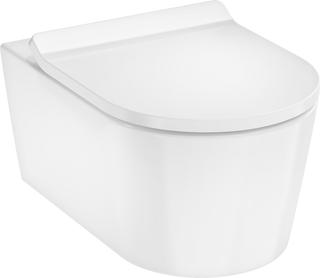 hansgrohe Wand-WC-Set EluPura S we, m Wasserwirbel-Technologie, SC