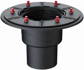 ACO Dachablauf Passavant Spin DN125/90Grad/Guss Pressflansch