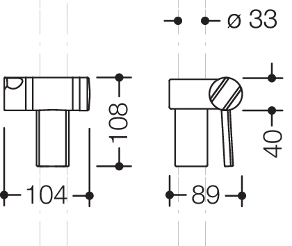 Artikelbild 3 des Artikels „HEWI Brausehalter 805 108x93mm, a PA, ES geschli., anthr Edelstahl geschliffen, anthrazitgrau“