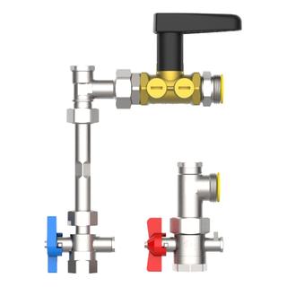 Strawa Anschlussgarnitur e-class AG3/4" -V-WMZ-2F-SRV20, vertikal