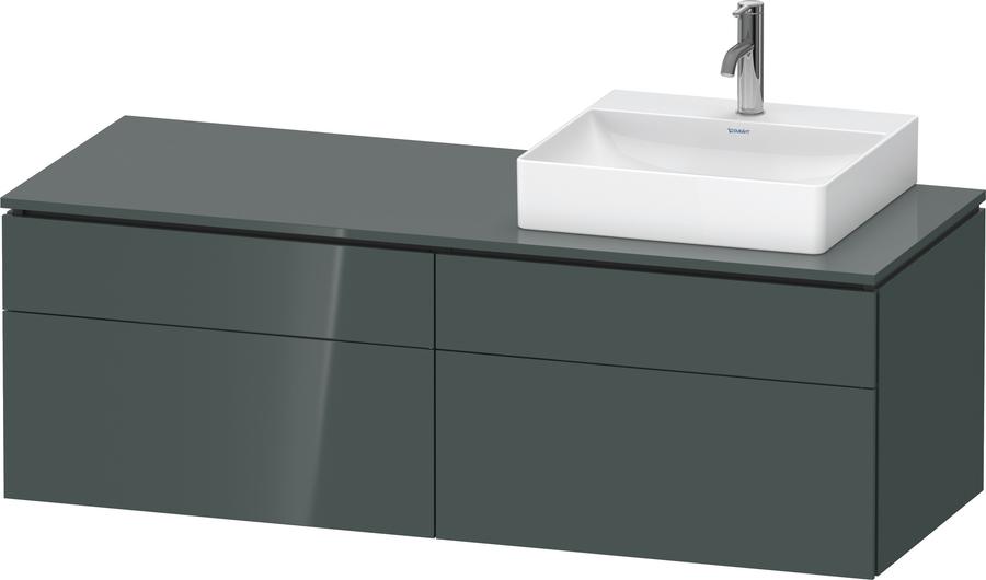Artikelbild 1 des Artikels „DU Konsolen-WTU wh L-Cube 550x1400x482mm Dolomiti Grey hgl 2 AZ 2 SK ES Ah be “