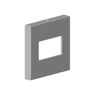 DO Rosette für Regenbrause ERSATZTEILE 092798016 60 x 9 x 60 mm Schwarz matt