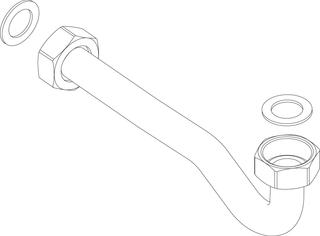 BOSCH Ersatzteil TTNR: 8738804976 Flexrohr DN25 CLA-1 everp