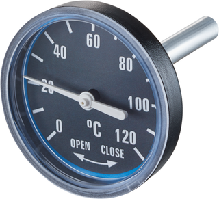 Oventrop Thermometer 0-120 GrC, ab Bj. 2015, bl, für Regusol