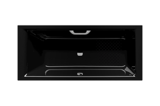 Kaldewei Badewanne PURO NEXT COMBI 1435 170x80x41cm, Griffloch Antislip, schwarz