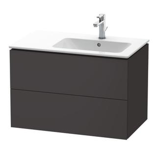Duravit Waschtisch-Unterschrank L-Cube 82x48,1x55cm, 2 La, B r, gra matt, Ah m