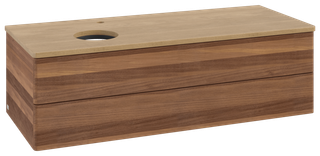 V&B WT-Unterschrank o. F-Struktur Antao 120x36x50cm, HL, WBP hon. Oa, w. wal