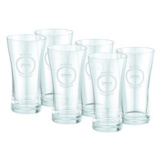GROHE Wasserglas Blue 250ml, 6 Stück, Kristallglas