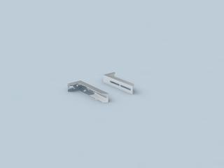 Wandhalter Polyline LAS für DN 80/125, Edelstahl