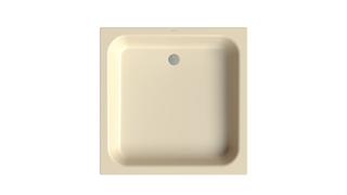 Duschwanne BetteQuinta 100x100x15cm, Glasur, jasmin