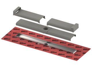 TECE Duschrinne Evo TECEdrainline 1200mm, befestigte Seal Syst. Dicht.