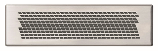 Vaillant Design Abdeckblende recoVAIR recht., f Zuluftausl., Vortex Edelstahl