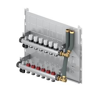 Flamco Fußbodenvert. Logomatic G2 UFM-M 5 MC SI 5 Heizkreise, AP Installation