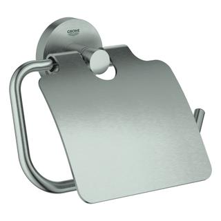 GROHE WC-Papierhalter Essentials m D., verdeckte Befestigung, supersteel