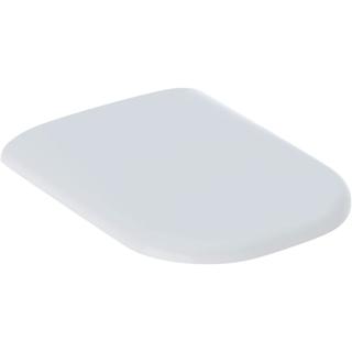 Geberit WC-Sitz Smyle m Absenkaut., we., Scharn. MS verchromt