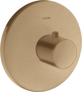hansgrohe Fertigset Axor Uno Highflow UP-Thermostat, brushed bronze