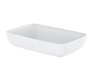 TOTO Aufsatzwaschtisch CE 60x38x12cm, o HL, m Ü, Schaftv, ek, w ma