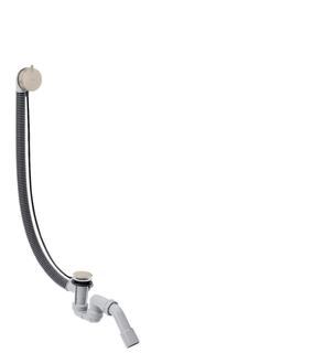 hansgrohe Komplettset Flexaplus S Ab- und Überlaufgarnitur, brushed nickel