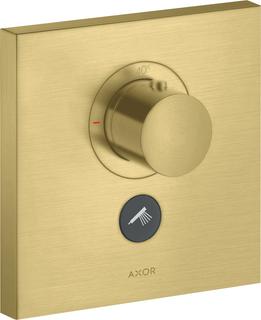 hansgrohe Fertigset ShowerSelect HF UP-THM, 1 zus. Abg., eck., brushed brass