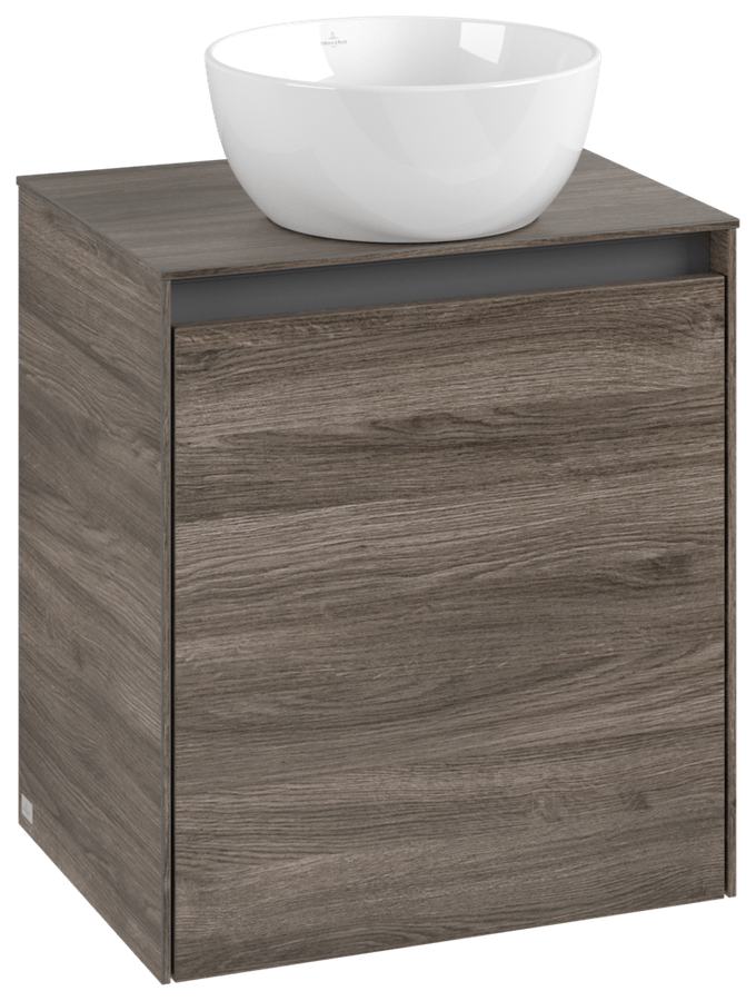 Artikelbild 2 des Artikels „V&B Waschtischunterschrank Collaro 50x54,8x38cm, WT mittig, stone oak stone oak“