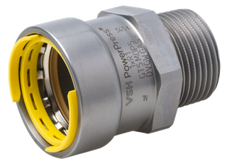 AIPS Übergangsstck VSH PowerPress C9405G 1/2xR1/2, Stahl, HNBR O-Ring, DW-Kontur