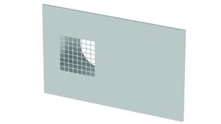 Zehnder Außenwandgitter DN 160, An R, ES, 700x448x101mm