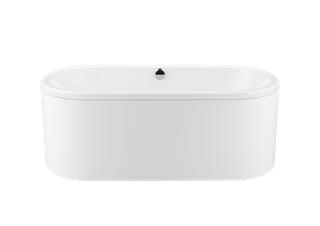 Kaldewei Badewanne CLASSIC DUO 113-7 170x75cm, ov., frei., VKT sw, schwarz