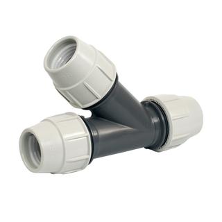 Plasson T-Stück Serie 18 45Grad, egal, 90mm, Wasser 10 bar