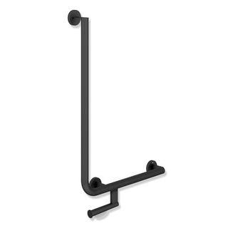 HEWI Winkelgriff System 900 750x500mm, ES pulverbes sw matt, links