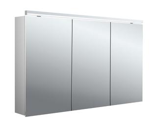 EMCO AP-Spiegelschr. pure 2 Classic 1200x729mm, m LED-Leuchte, 3-trg., Alu