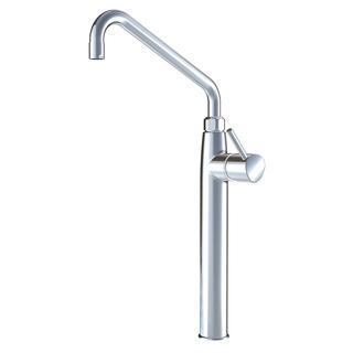 Spültisch-Einhebelmischer GASTRO verchromt, Säule 300 mm, Schwenkauslauf, Profiküche