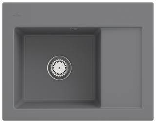 V&B Spüle Subway 45 Compact li, m Abl.garn, Hand., stone CeramicPlus