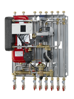 Danfoss Hausstation VX Solo II H2WP, 1 HE:20kW, ECL310/A260, STW