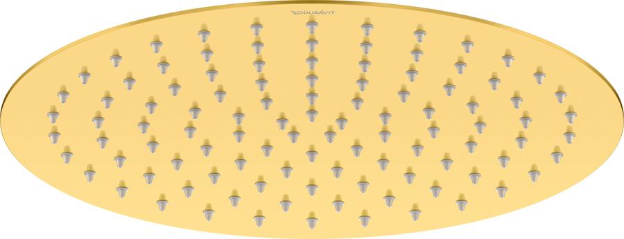 Artikelbild 1 des Artikels „Duravit Kopfbrause 1jet 300 d 300mm, Gew.-Anschl. G 1/2, gol poliert Gold poliert“