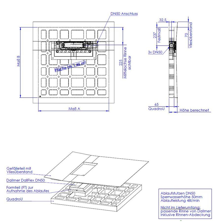Artikelbild 2 des Artikels „Schedel FF-D-El. MULTIST.LINE Flex FL bis 1,45 qm, Sonderanfertigung bis 1,45 qm“