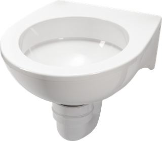 AR Fäkalausguss, SIRIUS, MIRANIT, 469x414x498 mm, Siphon DN100