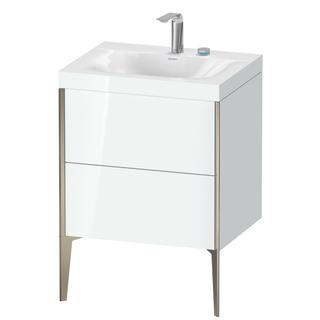 Duravit WT-Unterschrank c-bonded XViu 60x48cm, 2 AZ, 2 HL, C m, Rah. C, we hgl