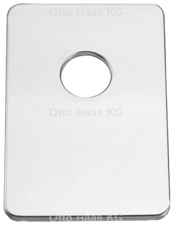 HAAS Abdeckplatte OHA 108x168mm/ Aufsteckstutzen d 48mm, ES