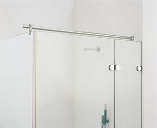 SP Haltestange rund Glas Wand Wandgelenk,chrom, 1800mm