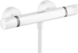 hansgrohe Brause-THM Ecostat Comfort 304x103mm, AP, 1 Verbraucher, mattweiß