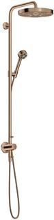 hansgrohe Fertigmontageset Axor One UP-Showerpipe 1j, Eco, 8 l/m, pol. r gol