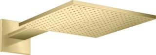 hansgrohe Kopfbrause Axor m Br.Arm, 300x300mm, 2jet, brushed brass