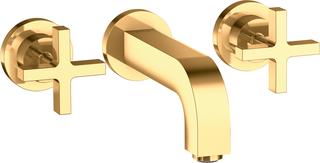 hansgrohe Fertigmontageset Axor Citterio UP-3-L-WT-Arm, m Kreuzgr., pol. gol opt