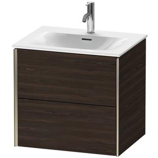 Duravit Waschtisch-Unterschrank XViu 61x48x55,7cm, N geb, 2 Schubk., Champ. m