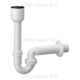 HAAS OHA - Kugelgelenksiphon für Urinale und Ausgussbecken, DN 40
