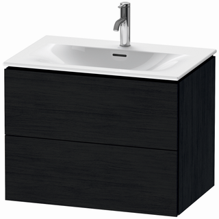 DU WTU L-Cube wandh.,550x720x481mm 2 Schubkästen, Eiche Schwarz ES Ahorn