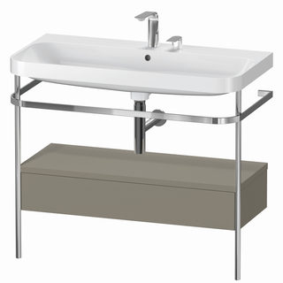 DU Metallkonsole bodenstehend HD2 Plus 850x975x490mm,steingr sdm.,2 HL ES Ahorn